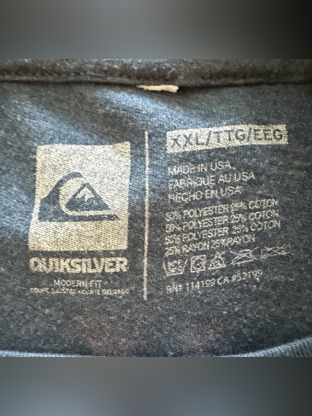 Quiksilver Eddie Aikau Ohana Surf Tee Shirt Men 2XL - Picture 5 of 6